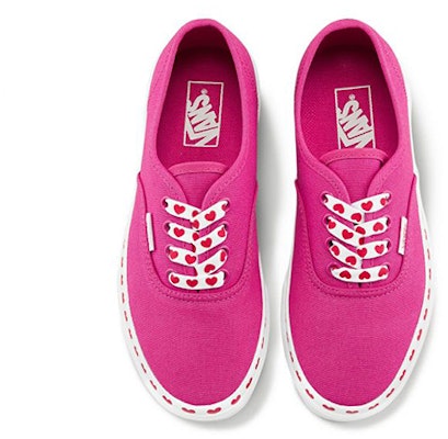童裝 Vans Authentic 低筒 兒童板鞋 玫紅色 Shop 童裝 Vans Authentic 低筒 兒童板鞋 玫紅色