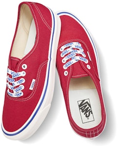 반스 어센틱 44 '오리지널 레드/오리지널 레이스' VN0A38ENWO8 Shop 반스 어센틱 44 '오리지널 레드/오리지널 레이스' VN0A38ENWO8
