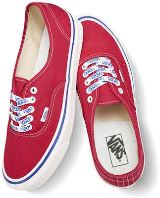 Vans Vans Authentic 44 'Og Red/Og Vans Lace' VN0A38ENWO8 Shop Vans Vans Authentic 44 'Og Red/Og Vans Lace' VN0A38ENWO8