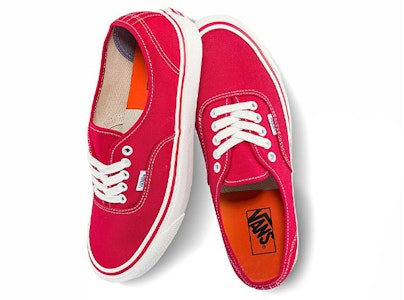 Vans Authentic 44 Deck DX 'Anaheim Factory - 红色' VN0A5JMQRED Shop Vans Authentic 44 Deck DX 'Anaheim Factory - 红色' VN0A5JMQRED