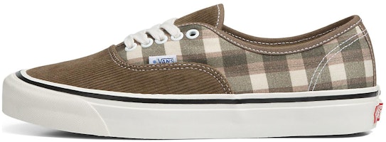 Vans Authentic 44 DX 'Anaheim Factory - Cord Plaid Walnut' VN0005U81NU Vans Authentic 44 DX 'Anaheim Factory - Cord Plaid Walnut' VN0005U81NU