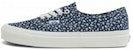 Vans Authentic 44 DX 'Anaheim Factory - OG Floral Navy' Bunga Biru Navy Asli VN0A7Q5CNVY