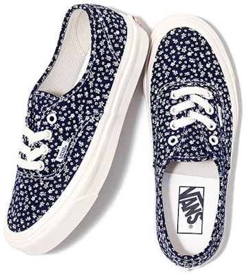 Vans Authentic 44 DX アナハイム OG 花柄ネイビー VN0A7Q5CNVY Shop Vans Authentic 44 DX アナハイム OG 花柄ネイビー VN0A7Q5CNVY