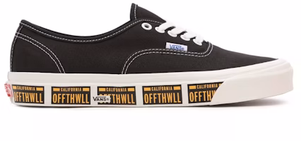 Vans Authentic 44 DX 'Anaheim Factory - Vanity Plate Black' VN0A5KX4AXB Vans Authentic 44 DX 'Anaheim Factory - Vanity Plate Black' VN0A5KX4AXB