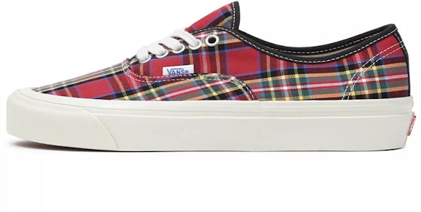 Vans Authentic 44 DX 經典休閒 格紋 低筒 滑板鞋 男女款 紅棕 Buy Vans Authentic 44 DX 經典休閒 格紋 低筒 滑板鞋 男女款 紅棕