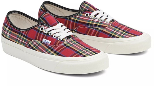 Vans Authentic 44 DX 經典休閒 格紋 低筒 滑板鞋 男女款 紅棕 Lookbook Vans Authentic 44 DX 經典休閒 格紋 低筒 滑板鞋 男女款 紅棕