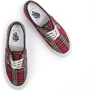 Vans Authentic 44 DX 經典休閒 格紋 低筒 滑板鞋 男女款 紅棕 Shop Vans Authentic 44 DX 經典休閒 格紋 低筒 滑板鞋 男女款 紅棕