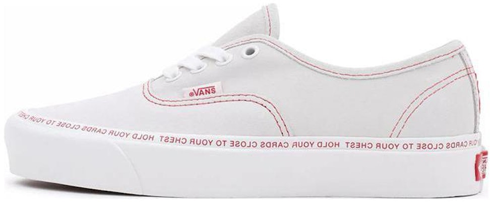 Vans Authentic 44 DX 'White Red' VN0A4BVYOFW Buy Vans Authentic 44 DX 'White Red' VN0A4BVYOFW