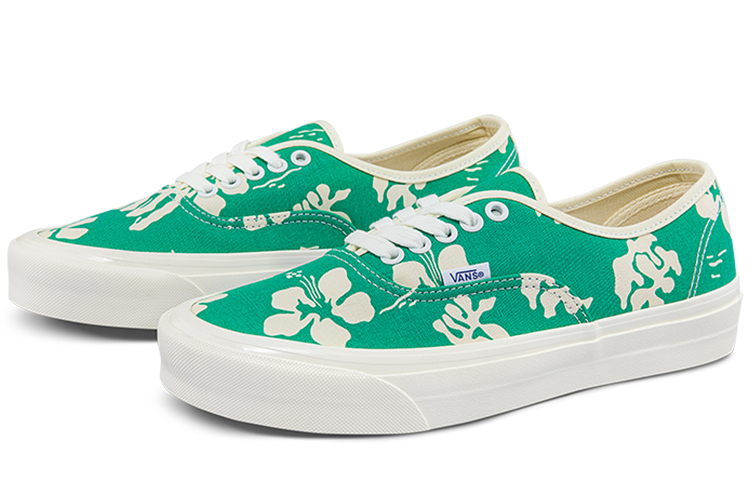 Order Vans Authentic 44 DX Anaheim Factory 'Pprgrogaloha P.Green/Aloha' Hijau/Aloha VN0A5KX4AWP