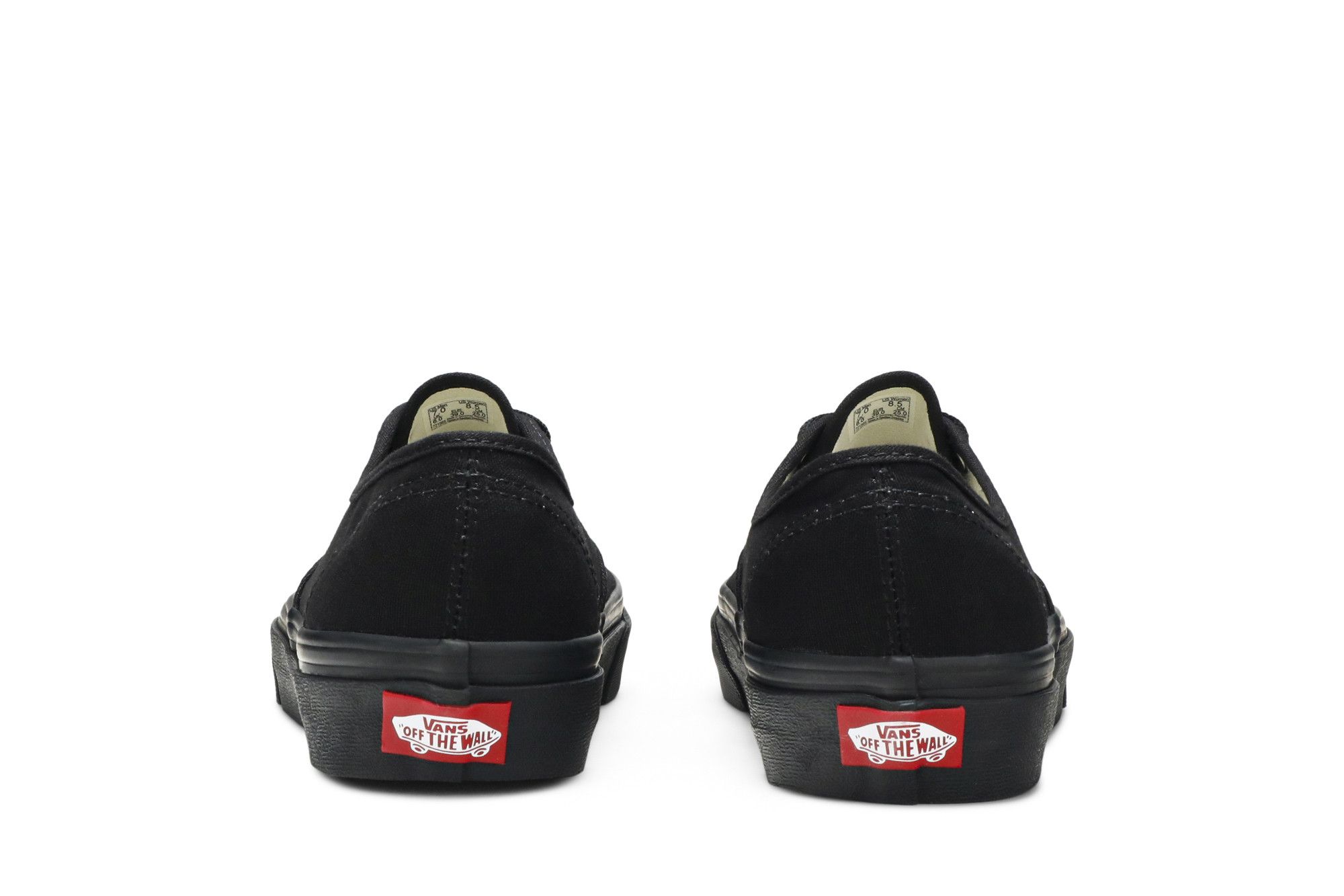 Sizing Vans Authentic 'Black' VN000EE3BKA