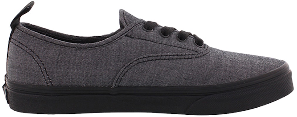 大童 Vans Authentic 休閒 輕便透氣 低筒 兒童滑板鞋 黑灰色 Order 大童 Vans Authentic 休閒 輕便透氣 低筒 兒童滑板鞋 黑灰色