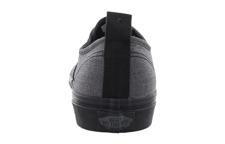Lookbook 大童 Vans Authentic 休閒 輕便透氣 低筒 兒童滑板鞋 黑灰色