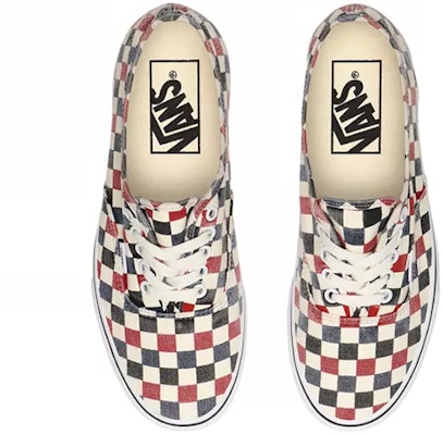 Vans Washed Authentic Hitam/Merah Catur VN0A2Z5IWO2 Lookbook Vans Washed Authentic Hitam/Merah Catur VN0A2Z5IWO2