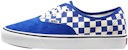 Vans Comfycush Authentic 'Checker Blue' Biru Corak Kotak VN0A3WM7VNA