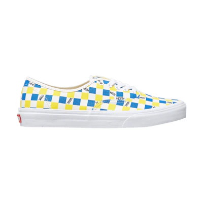 Vans Authentic 'BMX Checkerboard - Blue Lemon'