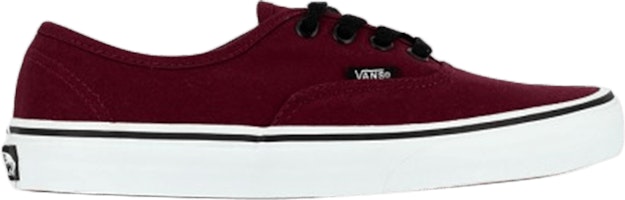 Vans Authentic 'Bordeaux Black' VQER5U8 Vans Authentic 'Bordeaux Black' VQER5U8