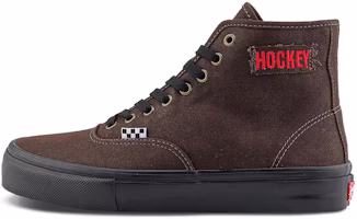 Vans X Hockey Skate Authentic High Shoes 'Dark Brown' VN000CBQ7W1 Vans X Hockey Skate Authentic High Shoes 'Dark Brown' VN000CBQ7W1