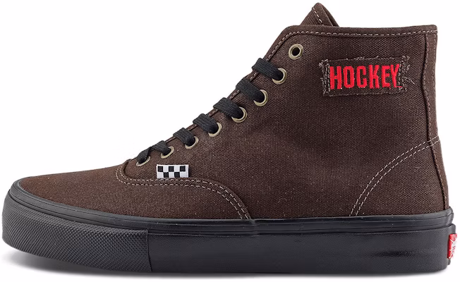 Vans X Hockey Skate Authentic High Shoes 'Dark Brown' VN000CBQ7W1 Buy Vans X Hockey Skate Authentic High Shoes 'Dark Brown' VN000CBQ7W1