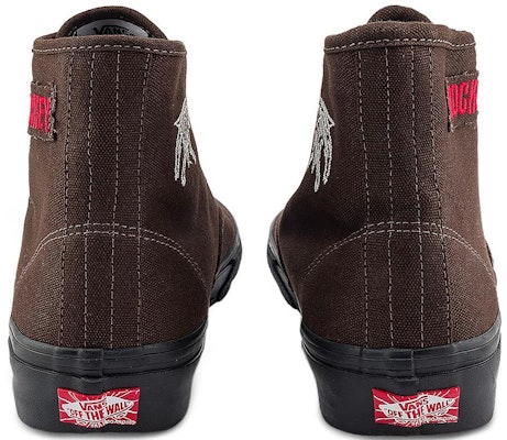 Vans X Hockey Skate Authentic High Shoes 'Dark Brown' VN000CBQ7W1 Shop Vans X Hockey Skate Authentic High Shoes 'Dark Brown' VN000CBQ7W1