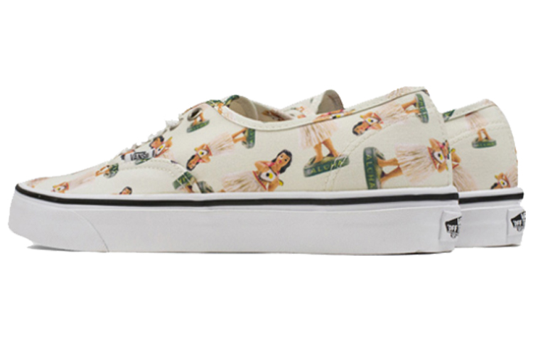 Lookbook Vans Authentic Clásico Caricatura 'Blanco Verde' VN0004MKID8