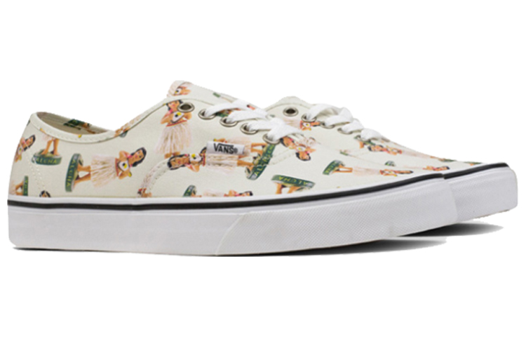 Shop Vans Authentic Clásico Caricatura 'Blanco Verde' VN0004MKID8