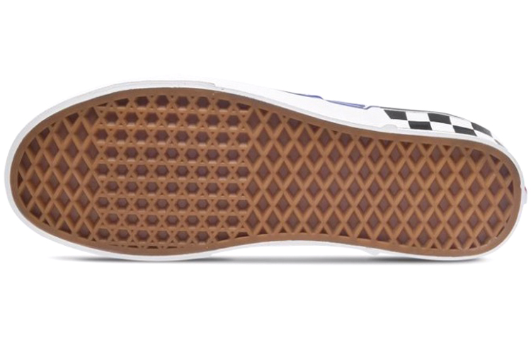 Shop Vans Authentic 'Check Block - True Navy' VN0A38EMVJT