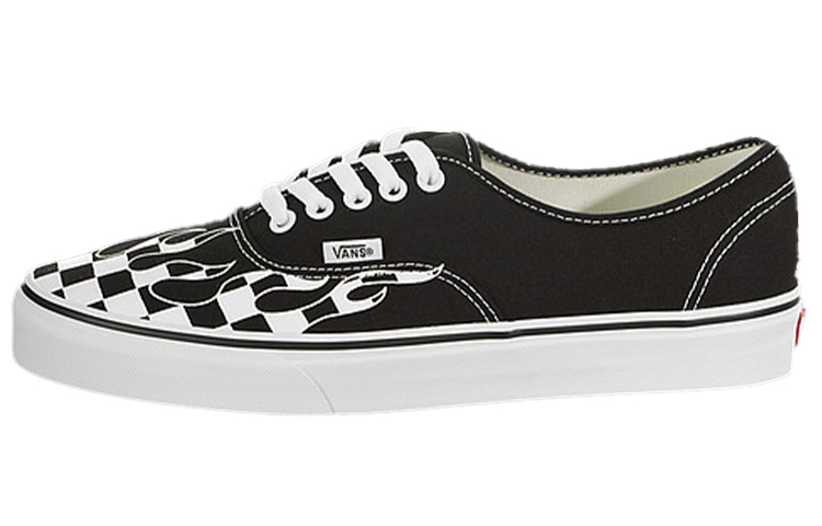 Buy Vans Authentic“格子火焰”鞋款 VN0A38EMRX8