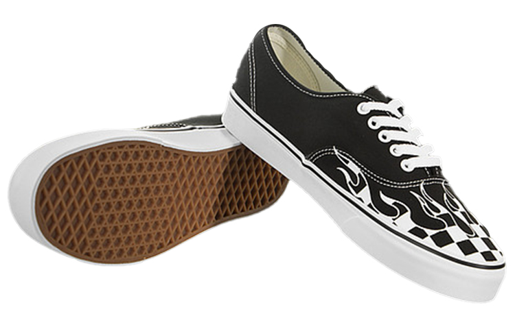 Shop Vans Authentic ''Checker Flame'' Herren/Kinder Sneaker VN0A38EMRX8