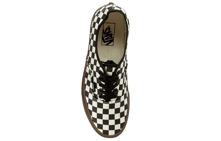Lookbook Vans Authentic 'Checkerboard - Hitam Gum' VN0004MKIBB