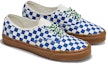 Lookbook Vans Authentic 'Checkerboard - Biru Gum Tali Kasut Braid' VN0009PVY6Z