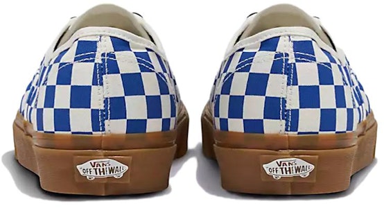 Vans Authentic 'Checkerboard - Tali Lilit Biru Gum' VN0009PVY6Z Shop Vans Authentic 'Checkerboard - Tali Lilit Biru Gum' VN0009PVY6Z