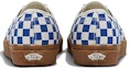 Shop Vans Authentic 'Checkerboard - Biru Gum Tali Kasut Braid' VN0009PVY6Z