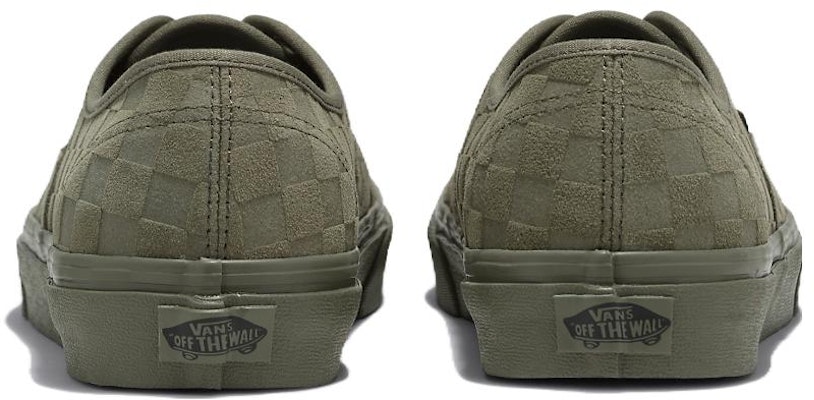 Vans Authentic Mono Checkerboard 'Olive' - Hijau Zaitun Checkerboard VN000CRQOLV Lookbook Vans Authentic Mono Checkerboard 'Olive' - Hijau Zaitun Checkerboard VN000CRQOLV