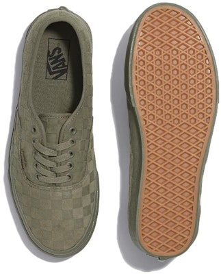 Vans Authentic Mono Checkerboard 'Olive' - Hijau Zaitun Checkerboard VN000CRQOLV Shop Vans Authentic Mono Checkerboard 'Olive' - Hijau Zaitun Checkerboard VN000CRQOLV