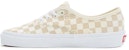 Kasut Vans Floral Check Authentic 'Beige White' VN000BW5FS8