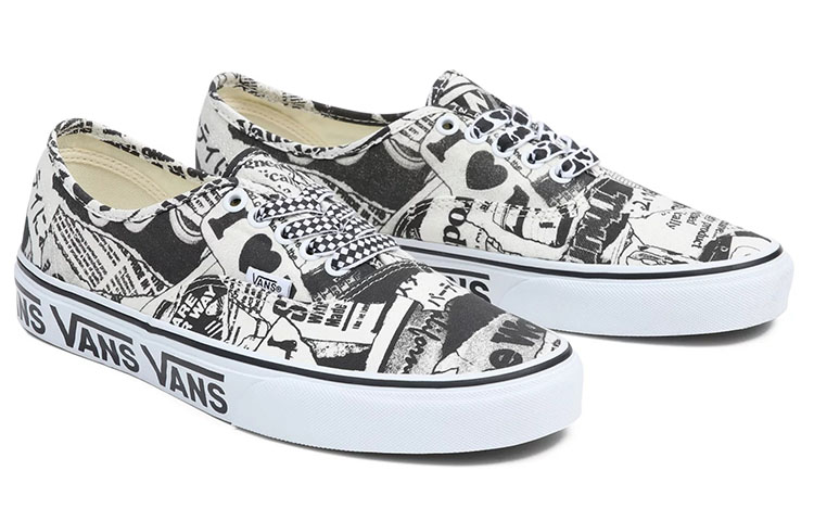Lookbook Vans Authentic 'Collage - Black' VN0A5KRDBZW