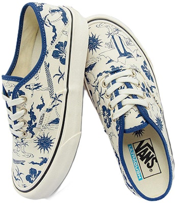 Vans Authentic Low Tops Casual Skateboarding Shoes Unisex Beige Blue VN0A5HYPAXV Shop Vans Authentic Low Tops Casual Skateboarding Shoes Unisex Beige Blue VN0A5HYPAXV