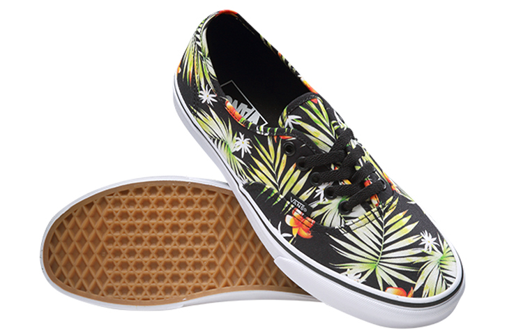 Shop Vans Authentic 'Decay Palms' Sepatu Sneakers Palm Kekinian VN0A38EMMLD