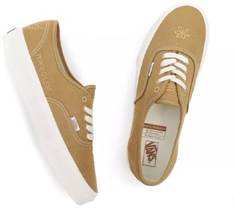 Vans Authentic Eco Theory 休閒 低幫 板鞋 女款 黃 Shop Vans Authentic Eco Theory 休閒 低幫 板鞋 女款 黃