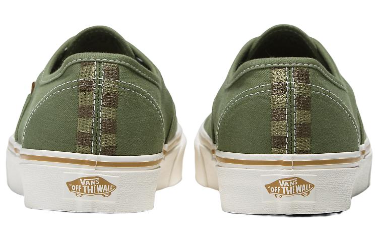 Shop Vans Authentic 'Cuadros Bordados - Verde Loden' VN0009PVZBF
