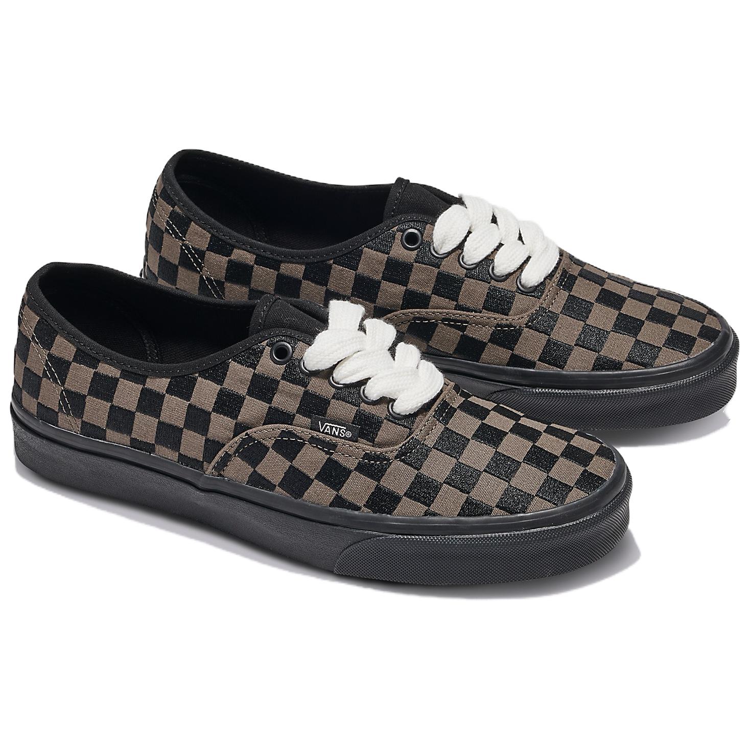 Order Vans Authentic「刺繡棋盤格 - 黑色」VN0009PVCJK