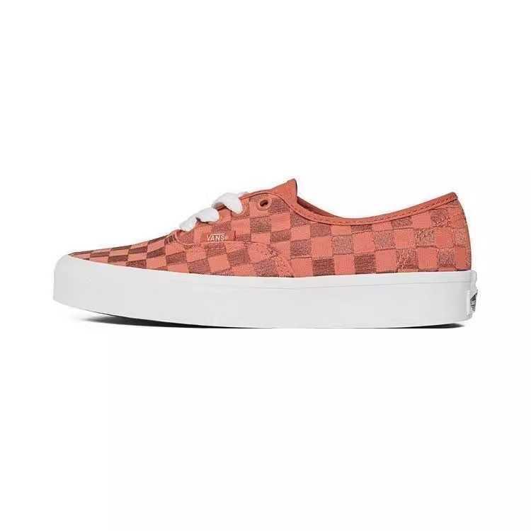 Vans Authentic 'Embroidered Checkerboard - Orange' VN0009PVORA