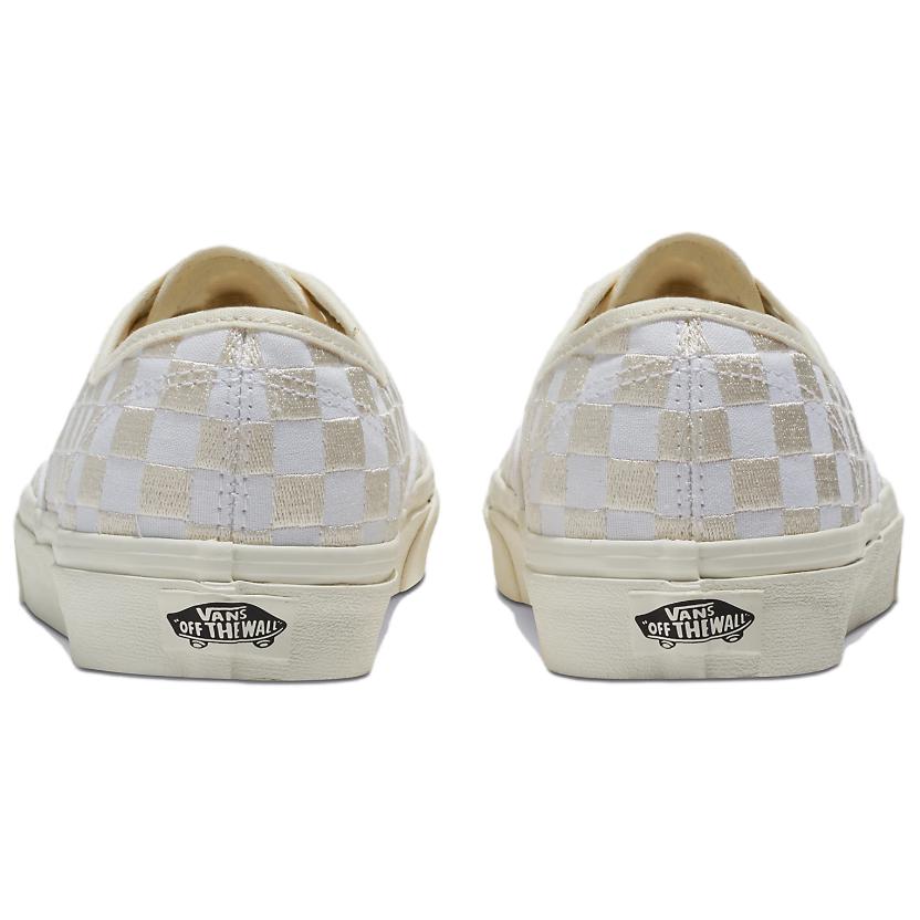 Shop Vans Authentic '刺绣棋盘格 - 白色' VN0009PVCJD