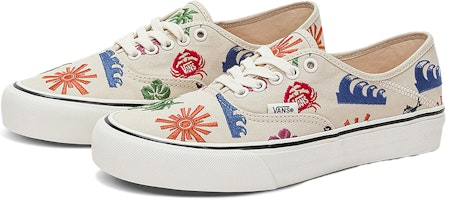 Vans Authentic 刺繡休閒 低筒 滑板鞋 男女通款 白色 Order Vans Authentic 刺繡休閒 低筒 滑板鞋 男女通款 白色