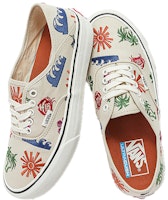 Vans Authentic 刺繡休閒 低筒 滑板鞋 男女通款 白色 Shop Vans Authentic 刺繡休閒 低筒 滑板鞋 男女通款 白色