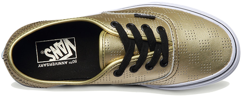 Vans Authentic '金色棋盘格' VN0004MLJ9D Lookbook Vans Authentic '金色棋盘格' VN0004MLJ9D