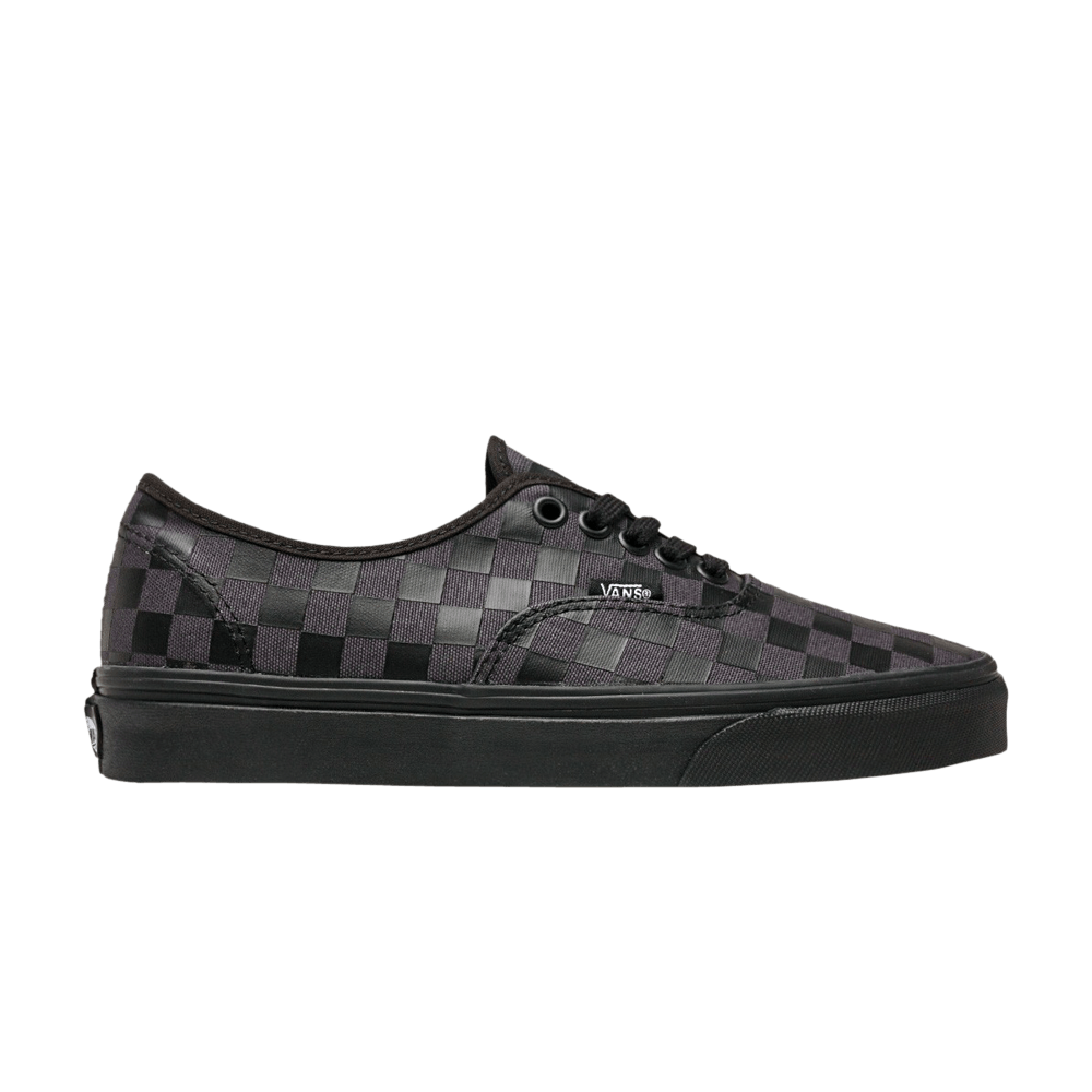 Buy Vans オーセンティック 黒密集チェッカー (Vans Authentic Kuro Misshu Chekkā) VN0A38EMU5B