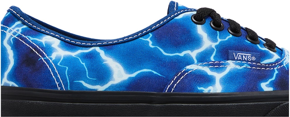 Vans Authentic 潮流 防滑耐磨 低筒 滑板鞋 男女同款 藍白閃電 Order Vans Authentic 潮流 防滑耐磨 低筒 滑板鞋 男女同款 藍白閃電