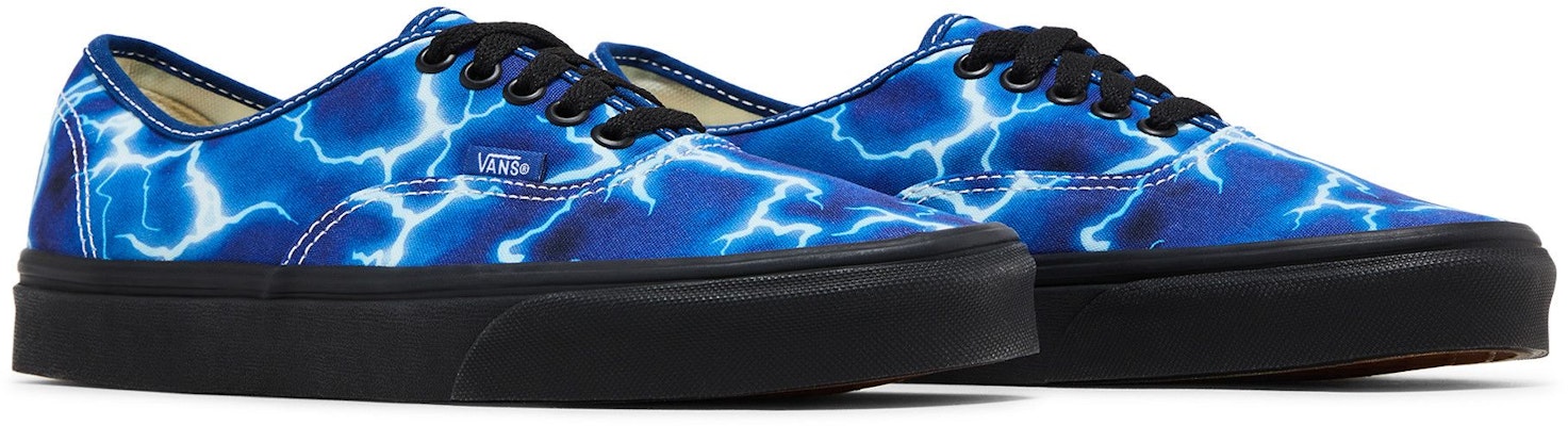 Vans Authentic 潮流 防滑耐磨 低筒 滑板鞋 男女同款 藍白閃電 Cheap Vans Authentic 潮流 防滑耐磨 低筒 滑板鞋 男女同款 藍白閃電