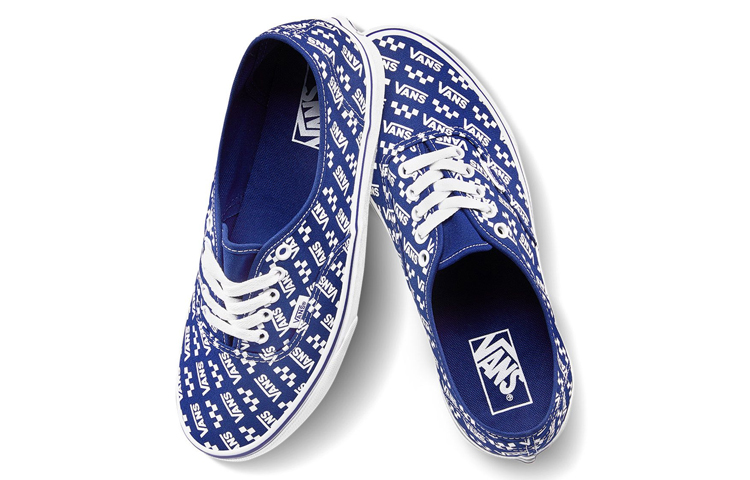 Shop Vans Authentic "标志反复 - 真蓝" VN0A2Z5IWH8